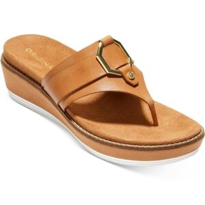 Cole Haan Original Grand Leather Wedge Sandals